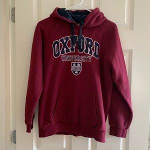 Red Oxford Hoodie